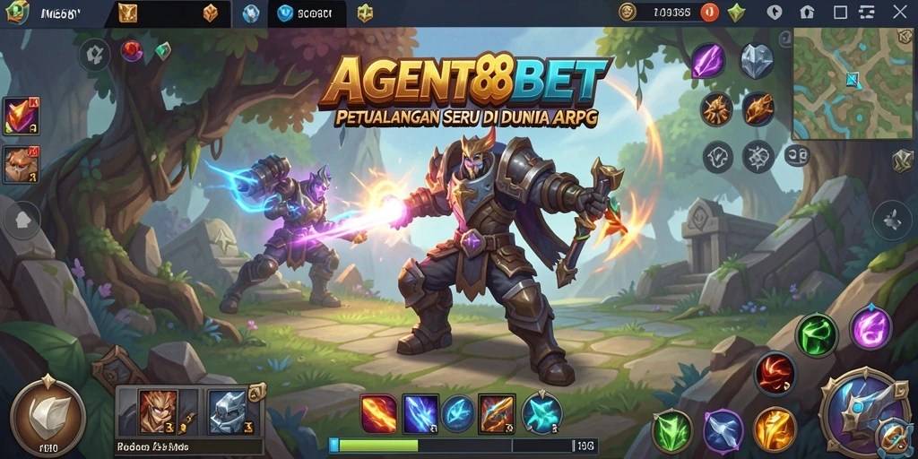 Tangkapan layar gameplay AGENT88BET menampilkan pertarungan seru dalam dunia ARPG.
