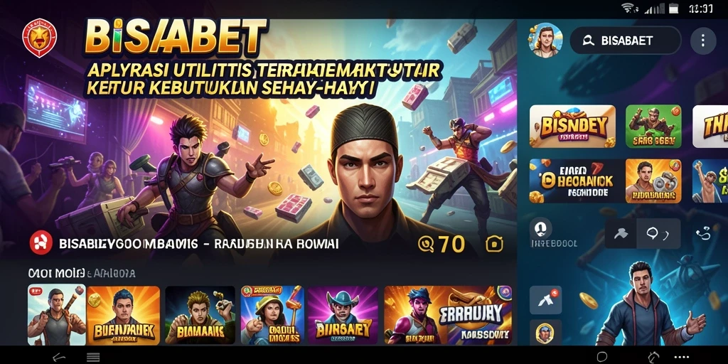 Tampilan aplikasi BISABET yang intuitif dan user-friendly.