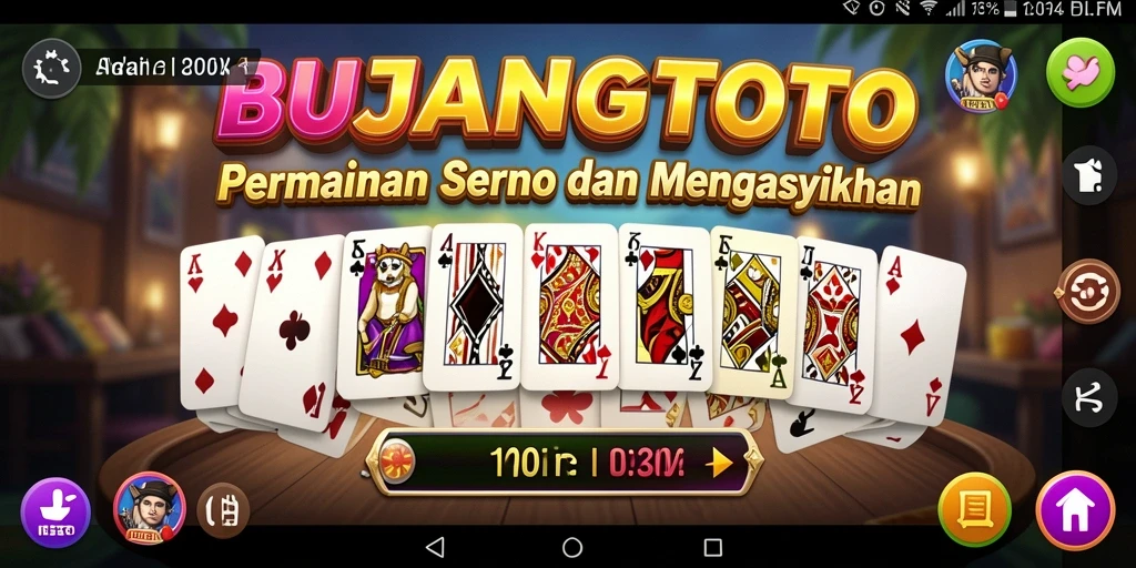 Tampilan screenshot gameplay seru di BUJANGTOTO, penuh strategi dan kesenangan.
