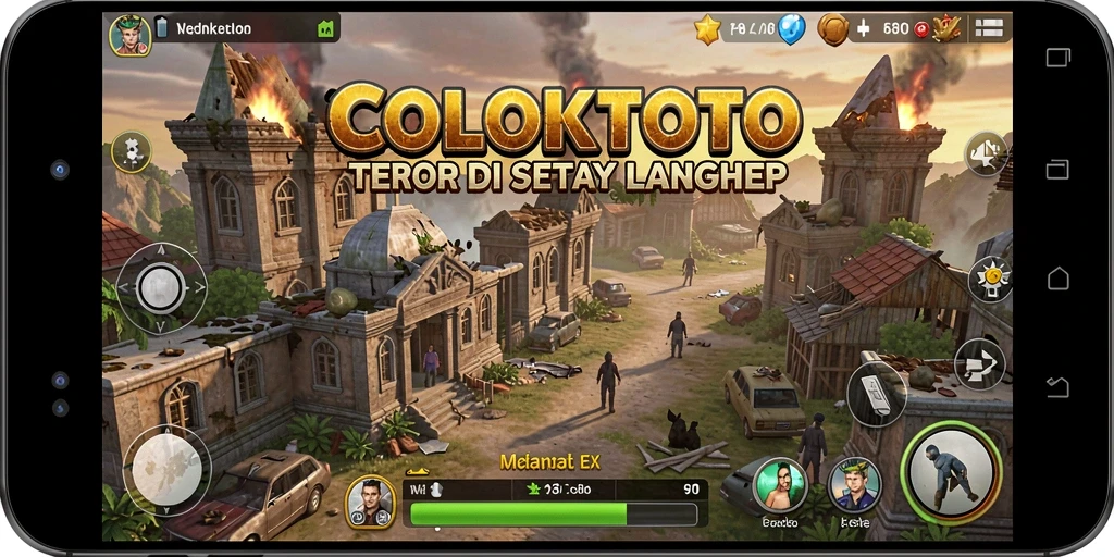 Screenshot COLOKTOTO menampilkan atmosfer menyeramkan dan gameplay yang intens.