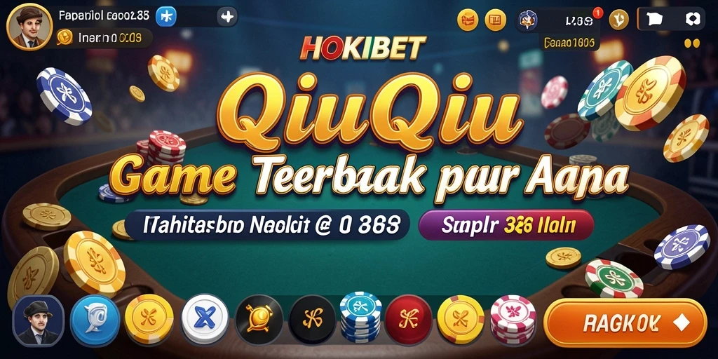 Tampilan gameplay QiuQiu yang seru dan menarik.