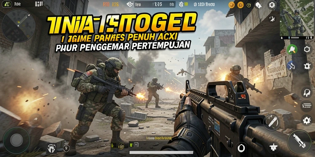 Screenshot gameplay INATOGEL yang menampilkan aksi seru dan lingkungan permainan.