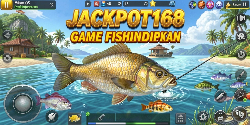 Gameplay JACKPOT168 yang seru menampilkan pengalaman memancing yang mendebarkan.