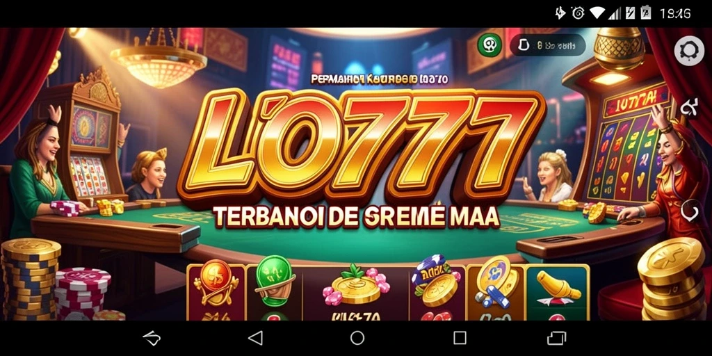 Tampilan menarik dari gameplay LJO777 yang menggugah selera bermain.