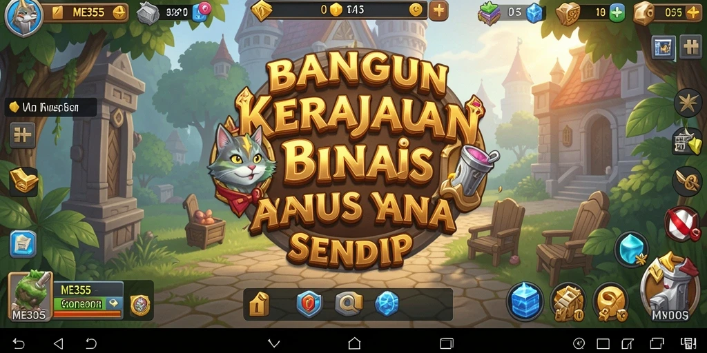 Tampilan menarik dari gameplay Tycoon dalam ME355.