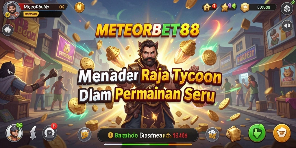 Tangkapan layar gameplay seru di METEORBET88 menunjukkan strategi Tycoon yang menarik.