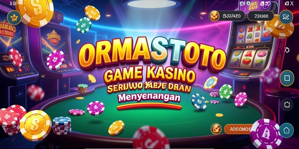 Tampilan menarik dari permainan Kasino di ORMASSTOTO.