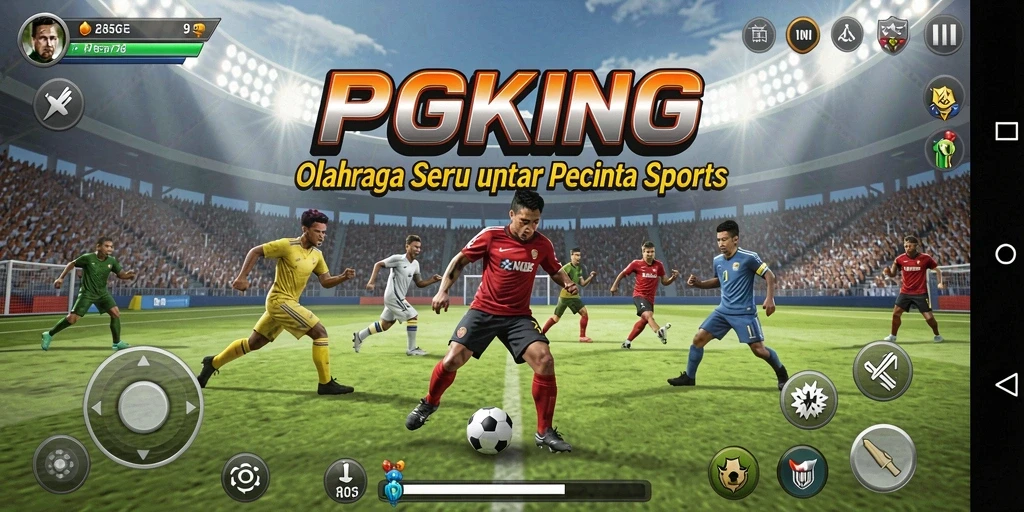 Tampilan gameplay PGKING yang seru dan interaktif.