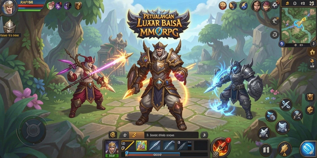 Tampilan grafis memukau dari gameplay <strong>RAFI88</strong> yang penuh aksi.