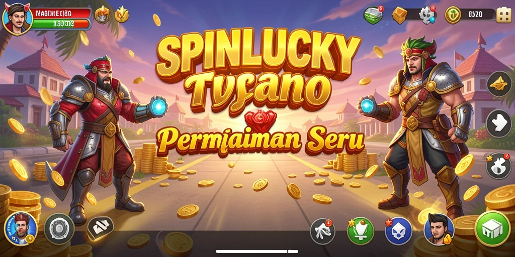 Gameplay SPINLUCKY yang dinamis dan penuh strategi.