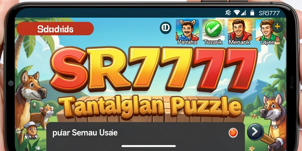 Tampilan gameplay SR777 yang seru dan penuh warna.