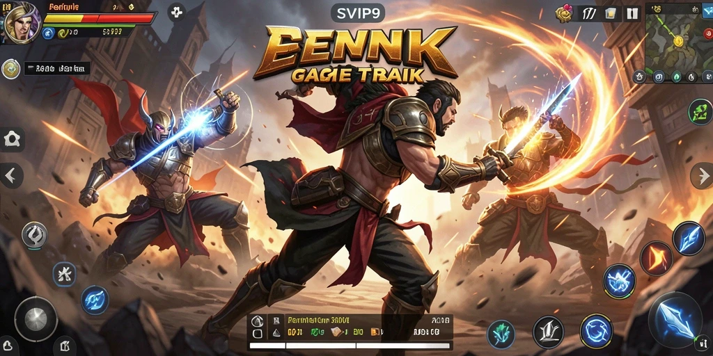 Menampilkan aksi mendebarkan dari gameplay SVIP9.